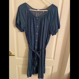 Old Navy Denim Slip Dress Size M